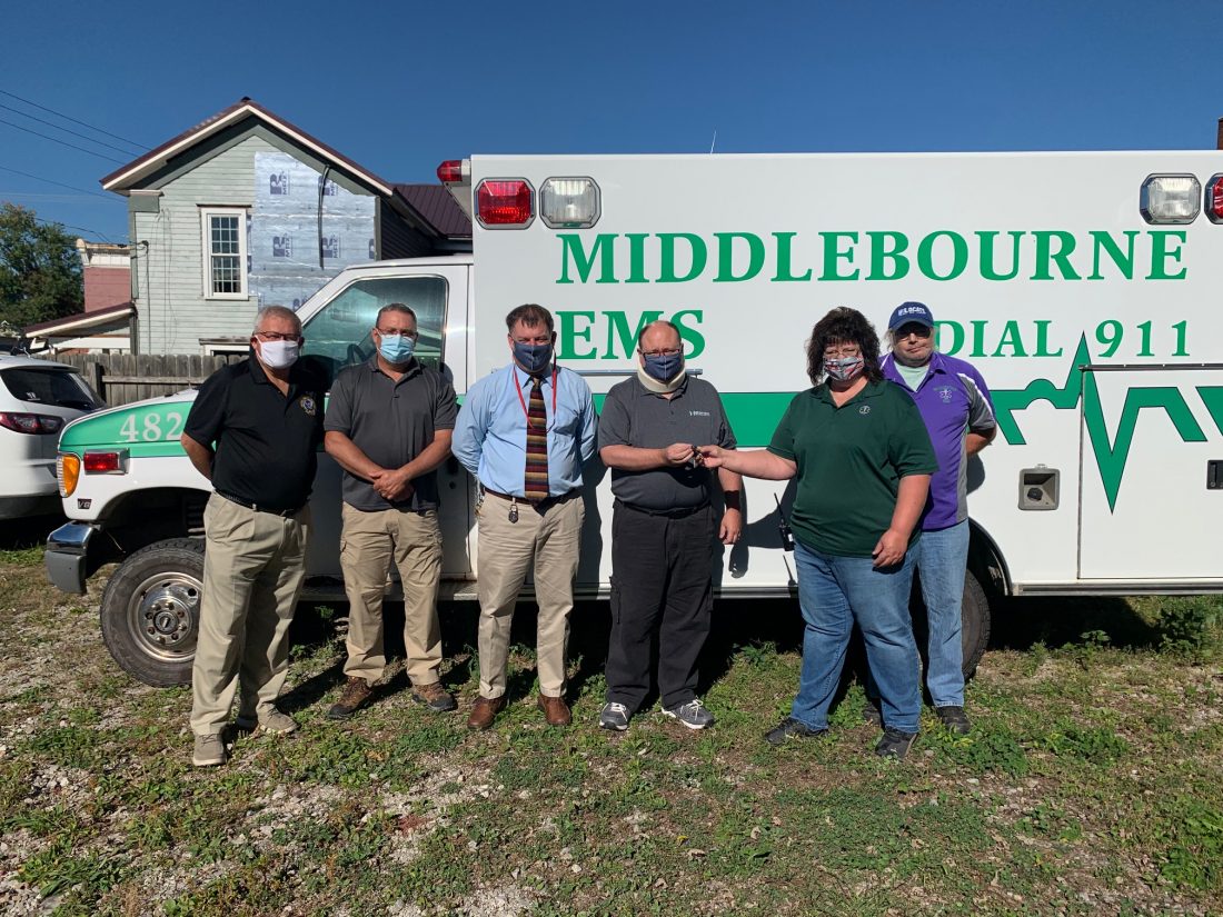 Middlebourne EMS Gives Ambulance to MOVTI News, Sports, Jobs Tyler